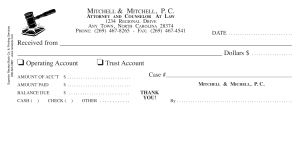 Receipt Professional Services - Attorney 2